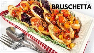 Bruschetta  Easy Appetizer Recipes for Holiday Parties  Easy Bruschetta Recipe [upl. by Laspisa]