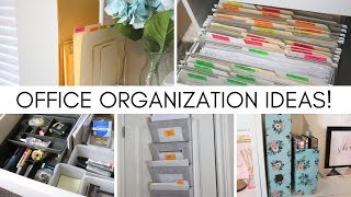 OFFICE ORGANIZATION IDEAS [upl. by Elgna734]