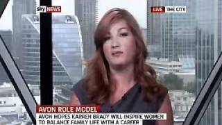 Karren Brady told quotYoure Hiredquot as Footballs First Lady kicks off a new partnership with Avon [upl. by Atikihc]