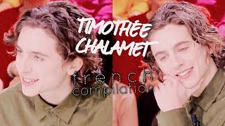 13 Minutes of Timothée Chalamet Speaking French [upl. by Nitnerb]