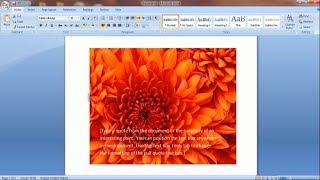 How to write on picture in word 2007 [upl. by Allina698]