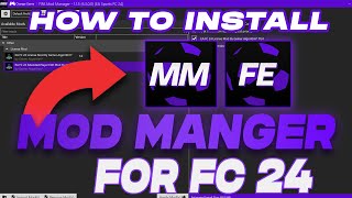 How To Install FIFA Mod Manager and Mod Editor For FC 24 [upl. by Esinal]