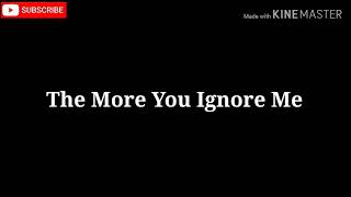 Morrissey The More You Ignore Me Lyrics [upl. by Aimil]