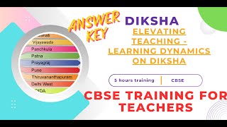 Elevating TeachingLearning Dynamics Answer Key on DIKSHA 5 hours training DIKSHA [upl. by Shoshanna932]