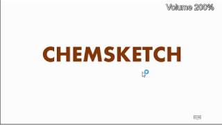 ChemSketch Drawing structures of chemicals [upl. by Adelaja]