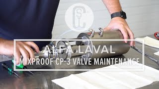 Alfa Laval Mixproof CP3 Valve Maintenance [upl. by Wein]