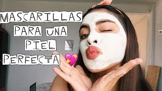 3 MASCARILLAS CASERAS PARA UNA PIEL PERFECTA  Denisse Uff [upl. by Gildea227]