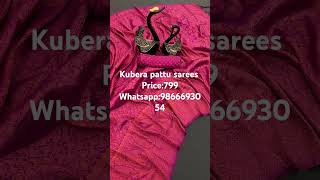 Kubera pattu sarees at low cost [upl. by Hartzel]