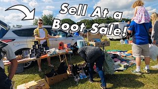 We Went Selling at a Car Boot Sale  How Much Did We Make From Our Unwanted Items [upl. by Uhej]