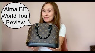 Louis Vuitton Alma BB World Tour Review [upl. by Sanborn]