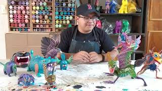 APRENDIENDO DE ARTESANIAS MEXICANAS ALEBRIJE Y TONA [upl. by Ahsilet]