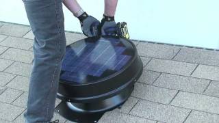 How to Install Solar Attic Fan DIY  Yellowblue Eco Tech [upl. by Elison]