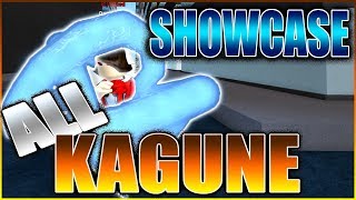 RoGhoul  ALL KAGUNES IN THE GAME SHOWCASE [upl. by Neerahs]