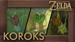 Zelda Breath of the Wild  All Korok Seeds Ridgeland Tower Locations 553  629 [upl. by Cynar]