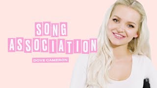 Dove Cameron Sings Miley Cyrus Queen and Journey in a Game of Song Association  ELLE [upl. by Evelinn]