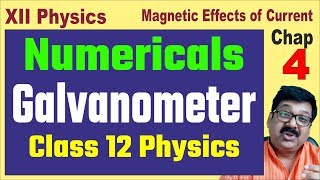 Galvanometer Numericals on Moving Coil Galvanometer Class 12 Physics Chapter 4 JEE NEET [upl. by Odnalref]