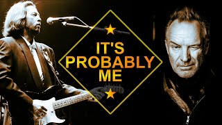 Guitar Lesson How To Play Its Probably Me by Sting amp Eric Clapton  Percussive Fingerstyle Guitar [upl. by Yeloc]