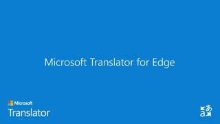 How to Use the Microsoft Translator Edge Extension [upl. by Giefer879]