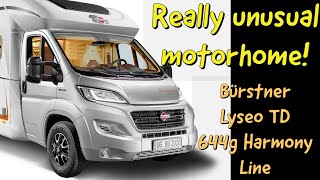 Really unusual motorhome Bürstner Lyseo TD Harmony Line 644g [upl. by Temirf626]