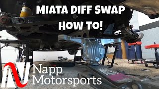 Torsen Differential  NANB Miata 363 Swap Install How To [upl. by Ahsyle387]