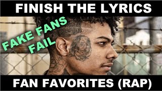 Finish The Lyrics Fan Favorites RAP [upl. by Kolodgie]