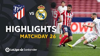 Highlights Atlético de Madrid vs Real Madrid 11 [upl. by Eloc]