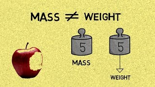 The Difference Between Mass amp Weight [upl. by Beutler]