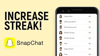 How to Increase Streak in Snapchat [upl. by Liek]