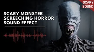 Scary Monster Screeching Horror Sound Effects [upl. by Retsbew913]