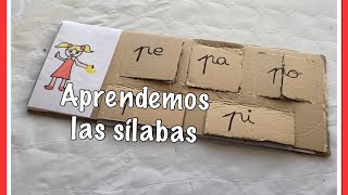 Como TRABAJAR las SÍLABAS Actividades NIÑOS 4 o 5 años en CASA QuedateEnCasa [upl. by Nahtannhoj949]