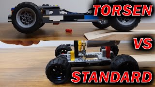 Torsen vs standard differential from LEGO  explained [upl. by Anasor]