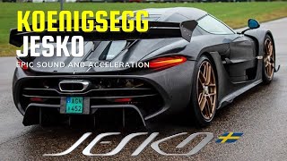 Epic Koenigsegg Jesko Exhaust Sound and Acceleration [upl. by Andel]