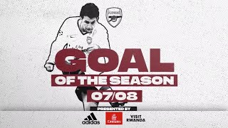 10 OF THE BEST ARSENAL GOALS EVER  Arsenal goals of the season  200708 [upl. by Ardnot174]