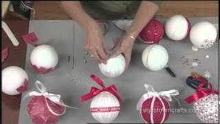 How to Make Five Ornaments in Five Minutes [upl. by Kelton832]