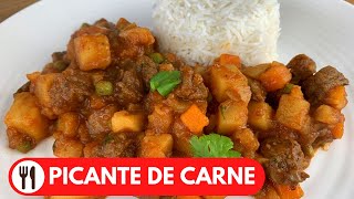 🇵🇪 PICANTE DE CARNE  RECETA PERUANA [upl. by Iznekcam398]