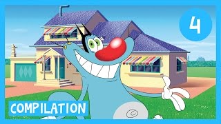 Oggy and the Cockroaches  Oggys House Compilation 1H in HD [upl. by Uolyram]