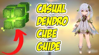 Quick amp Easy Dendro Cube Guide  Genshin Impact [upl. by Ianthe]