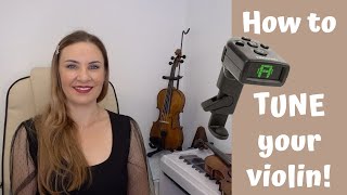 How To Tune Your Violin PROPERLY [upl. by Aidnama]