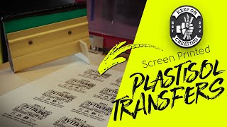 Plastisol heat transfers  screen printing [upl. by Harmon]