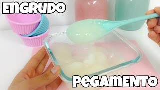 COMO HACER ENGRUDO\PASTA DE HARINA O PEGAMENTO CASERO [upl. by Werdna87]