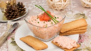 Smoked Salmon amp Cream Cheese Pate  How to Make Smoked Salmon Spread [upl. by Monreal173]