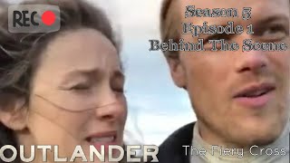 Outlander  Caitriona amp Sam Season 5 episode 1 Behind the scenes [upl. by Nevaed]