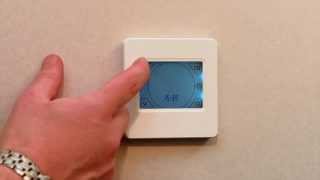 How to program underfloor heating thermostat [upl. by Os]