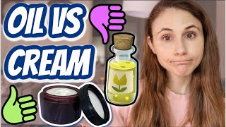 Is it better to use OIL VS CREAM for THE FACE Dr Dray [upl. by Ennylhsa]