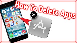 How To Delete Apps iPhone 6 6 Plus iPad amp iPod Touch Beginner Tips [upl. by Basile]