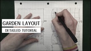 Detailed tutorial on laying out the vegetable gardenspacing microclimates amp companion planting [upl. by Kutzer]