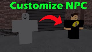 ROBLOX Studio  How to customize an NPC [upl. by Turtle]