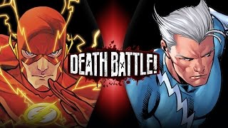 Flash VS Quicksilver Marvel VS DC  DEATH BATTLE [upl. by Jona]