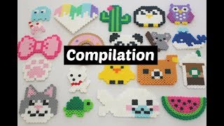 Perler Bead DIY Compilation  20 Designs [upl. by Flanna]