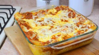 COMO HACER LASAGNA LASAÑA MUY FACIL  Recién Cocinados [upl. by Ecela811]